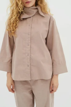 InWear CarmenIW fløyel Skjorte* Skjorter & Bluser