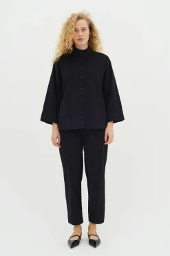 InWear CarmenIW fløyel Skjorte* Skjorter & Bluser