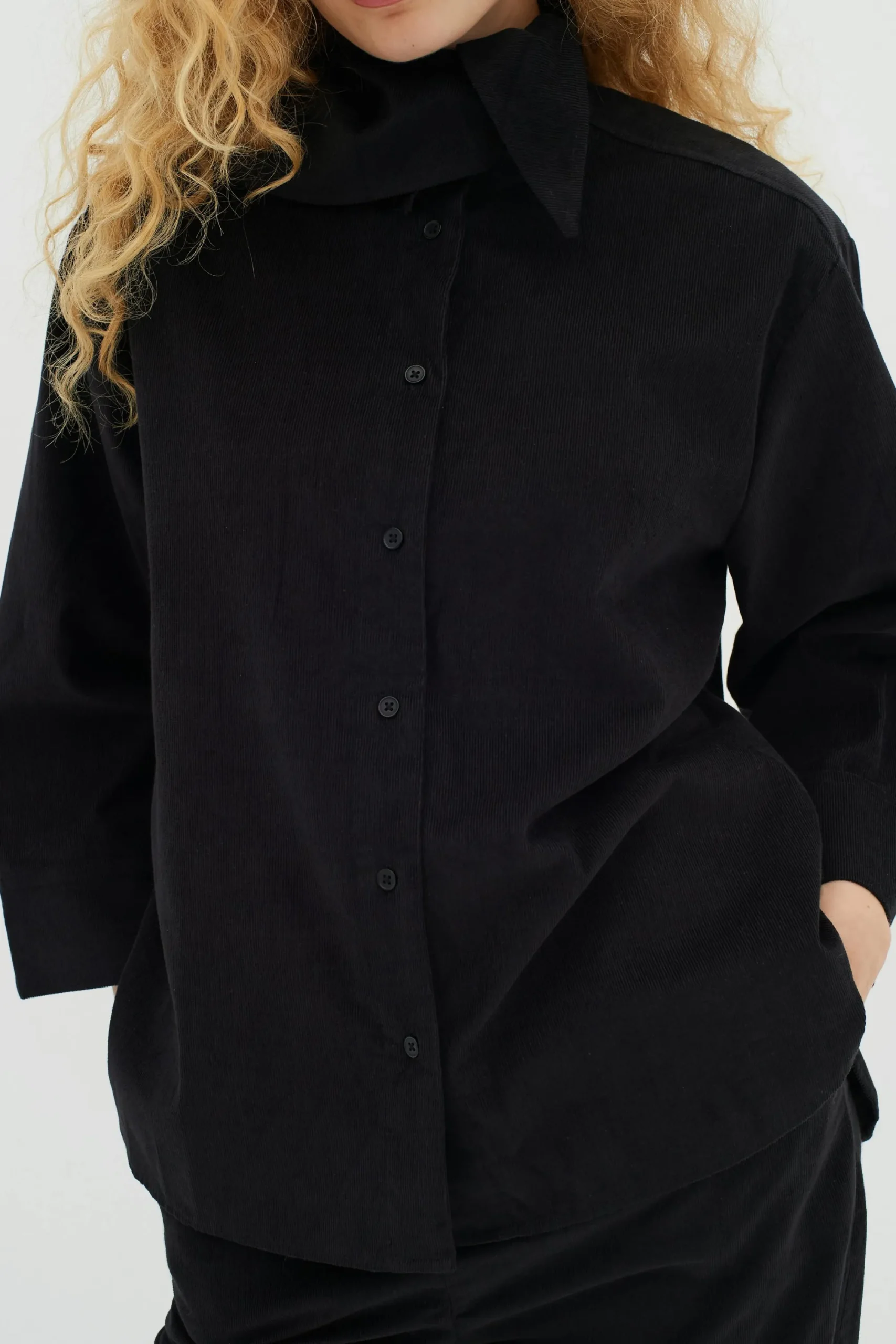 InWear CarmenIW fløyel Skjorte* Skjorter & Bluser
