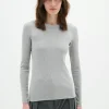 InWear DagnaIW Melange langermet T-shirt* T-shirts & Topper