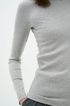 InWear DagnaIW Melange langermet T-shirt* T-shirts & Topper