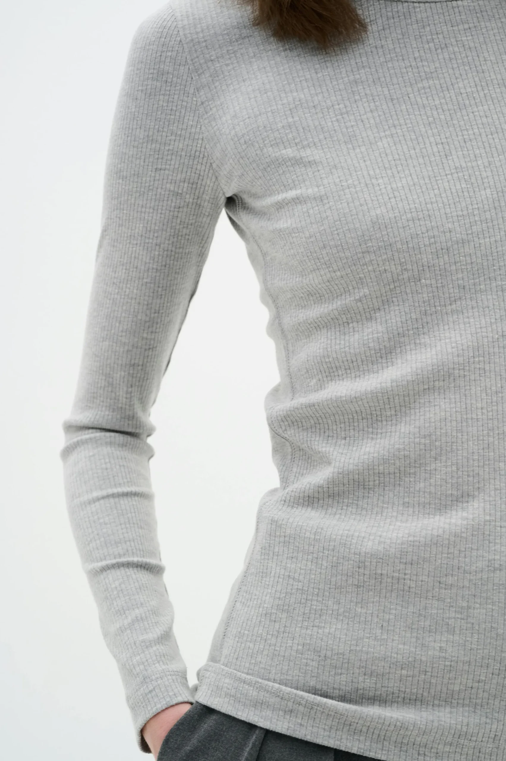 InWear DagnaIW Melange langermet T-shirt* T-shirts & Topper