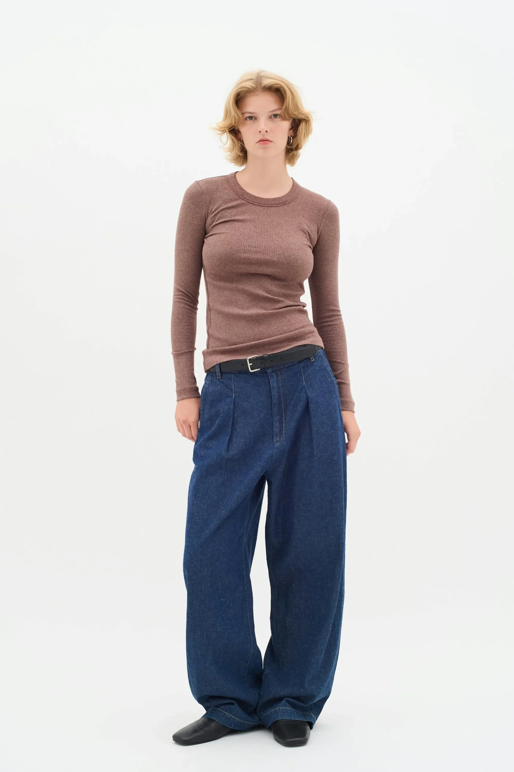 InWear DagnaIW Melange langermet T-shirt* T-shirts & Topper