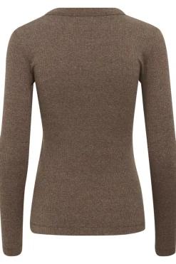 InWear DagnaIW Melange langermet T-shirt* T-shirts & Topper