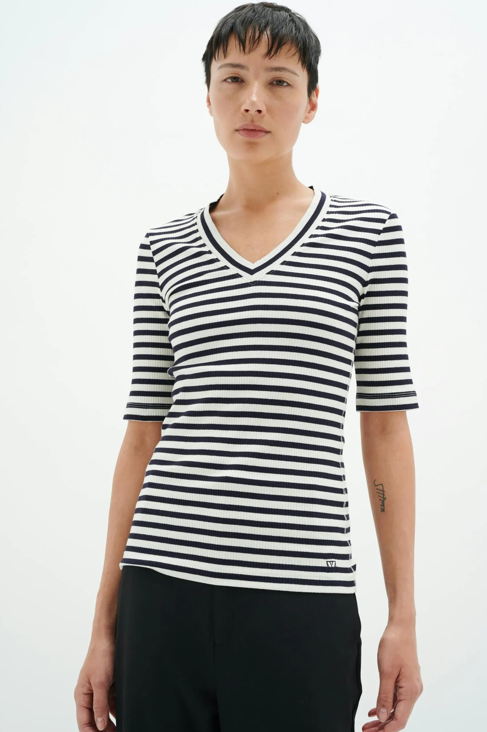 InWear DagnaIW Striped V T-shirt* T-shirts & Topper