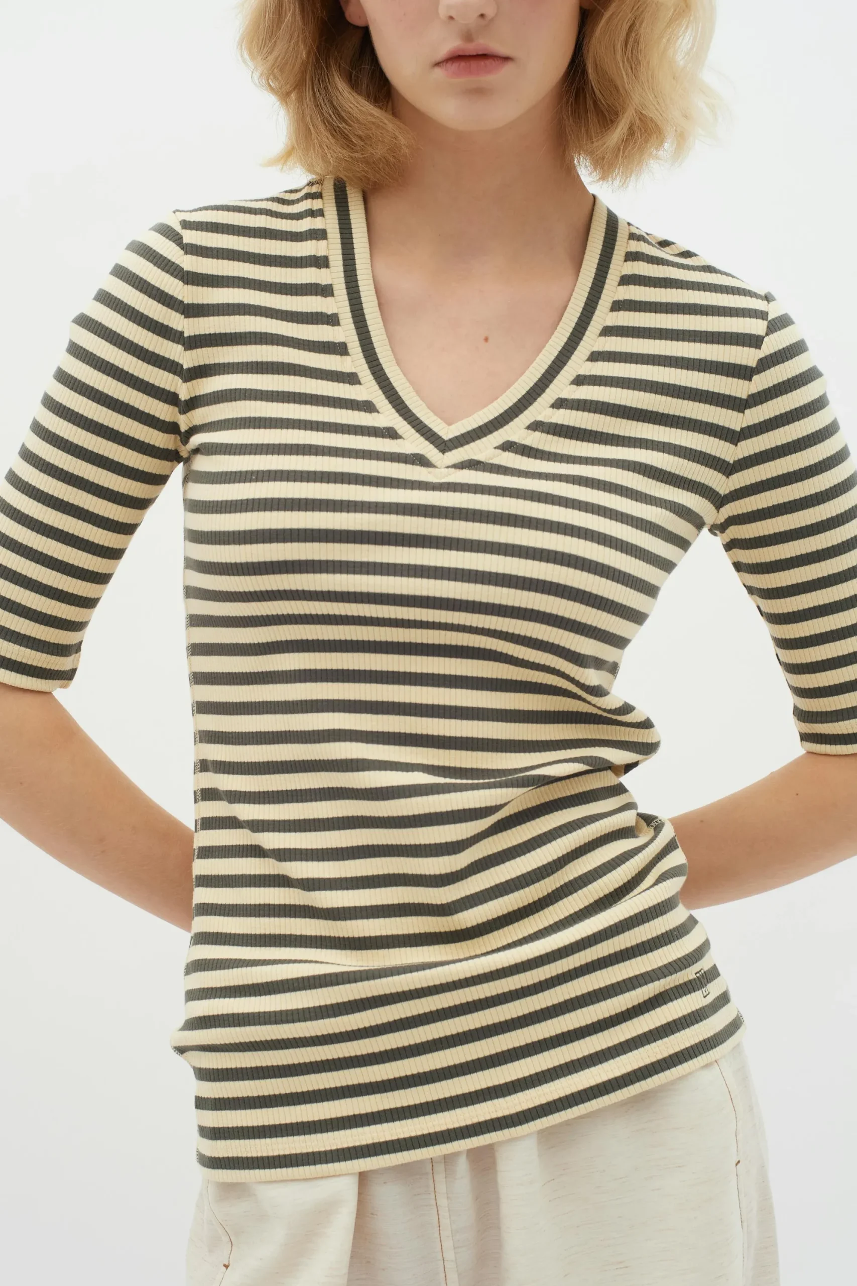 InWear DagnaIW Striped V T-shirt* T-shirts & Topper