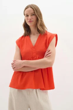 InWear EllieIW Lin V-Top* Skjorter & Bluser