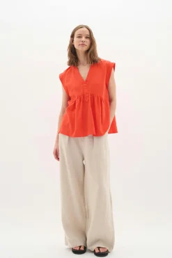 InWear EllieIW Lin V-Top* Skjorter & Bluser