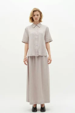 InWear EllieIW Short sleeved Lin Skjorte* Skjorter & Bluser
