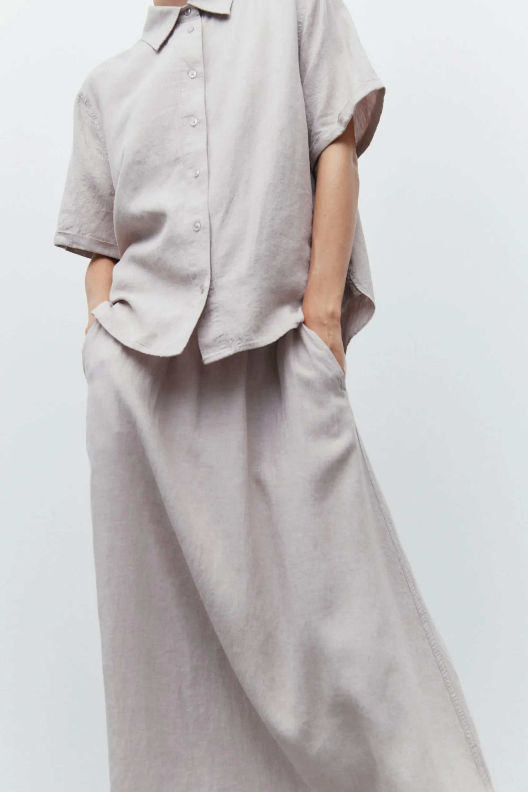 InWear EllieIW Short sleeved Lin Skjorte* Skjorter & Bluser