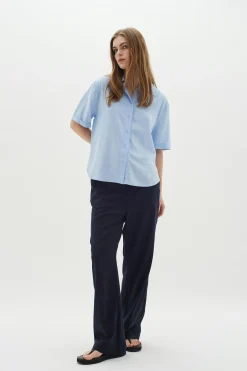 InWear EllieIW Short sleeved Lin Skjorte* Skjorter & Bluser