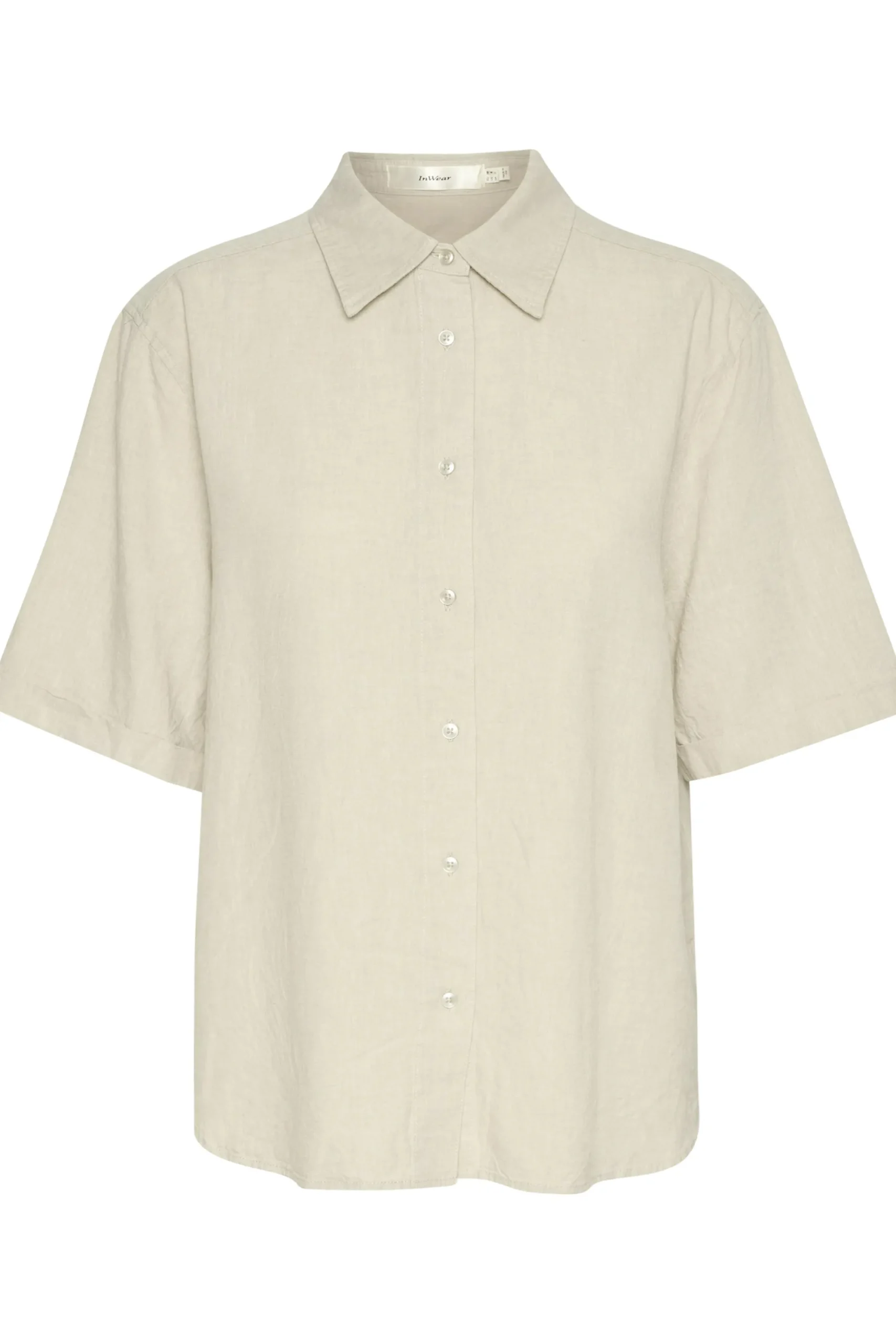 InWear EllieIW Short sleeved Lin Skjorte* Skjorter & Bluser