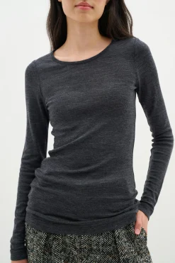 InWear FangIW Ull langermet T-shirt* T-shirts & Topper