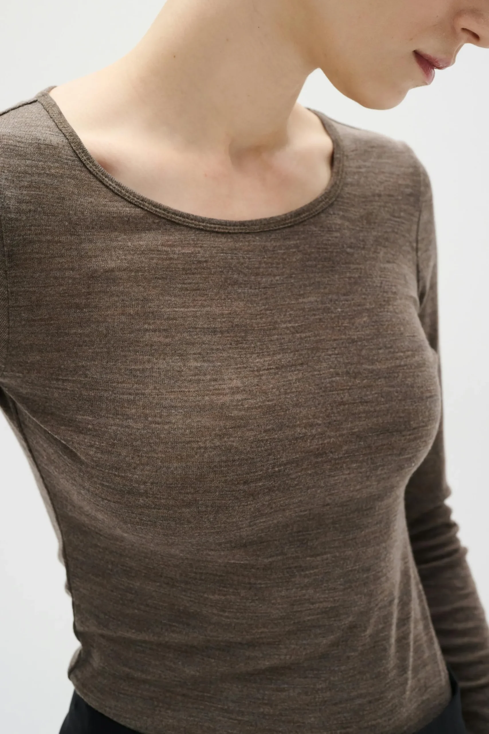 InWear FangIW Ull langermet T-shirt* T-shirts & Topper