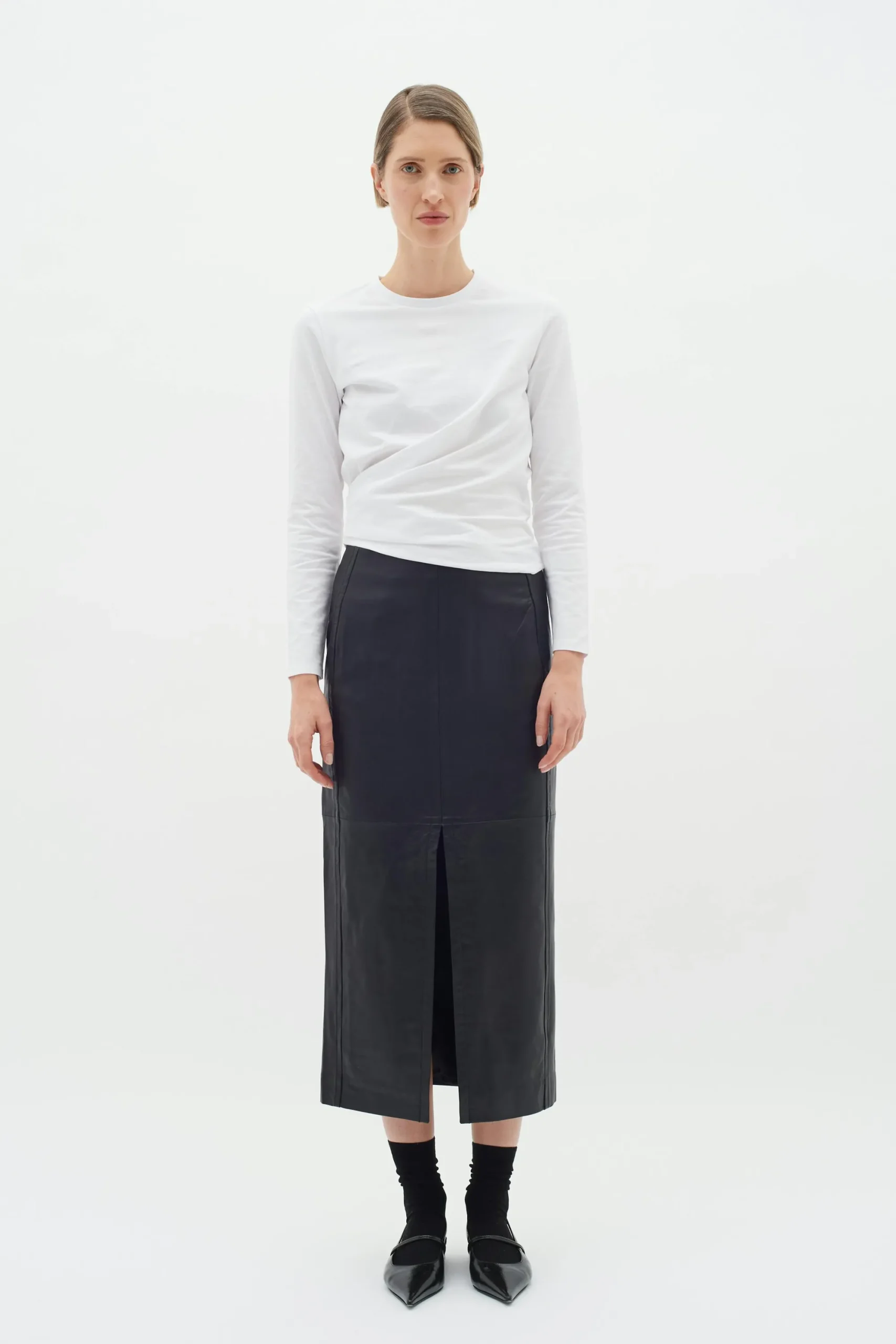 InWear KamaIW lær Skjørt* Skjørt