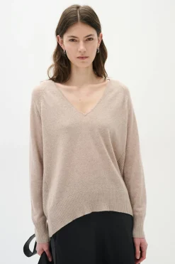 InWear Lukka V-neck Kasjmir Pullover* Genser