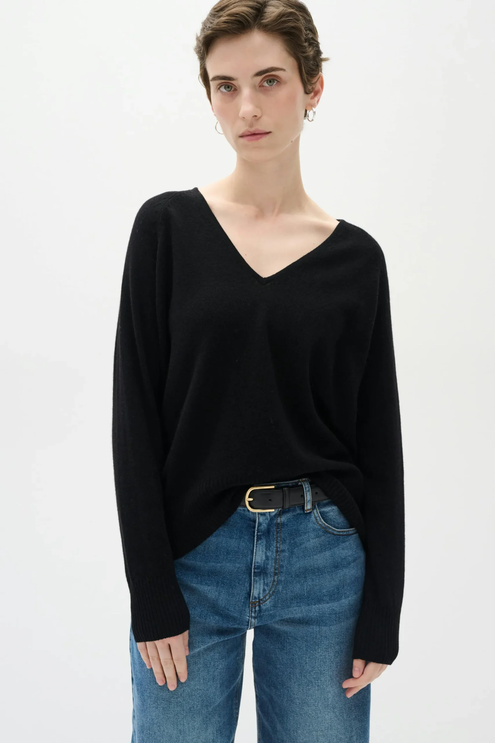 InWear Lukka V-neck Kasjmir Pullover* Genser