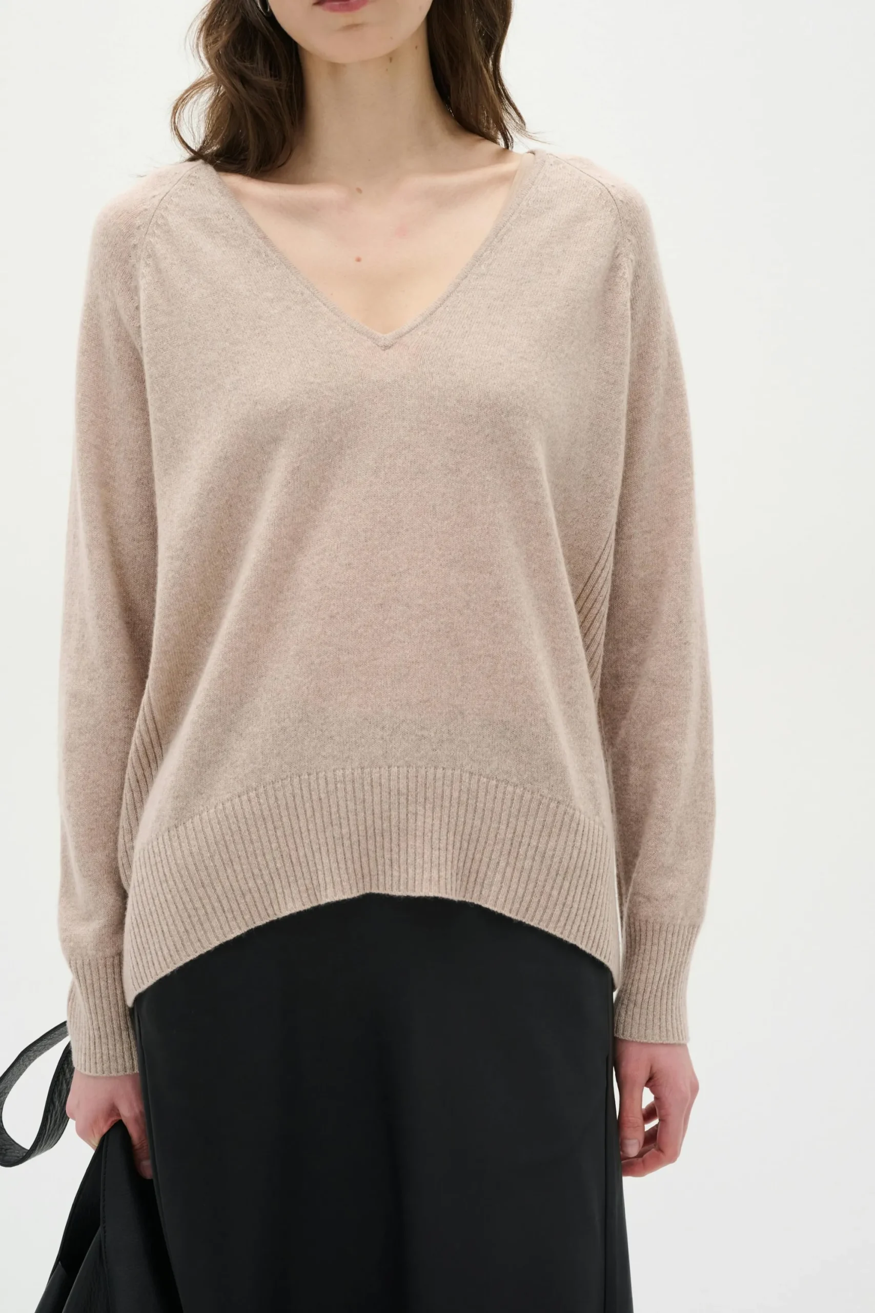 InWear Lukka V-neck Kasjmir Pullover* Genser
