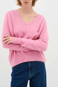 InWear Lukka V-neck Kasjmir Pullover* Genser