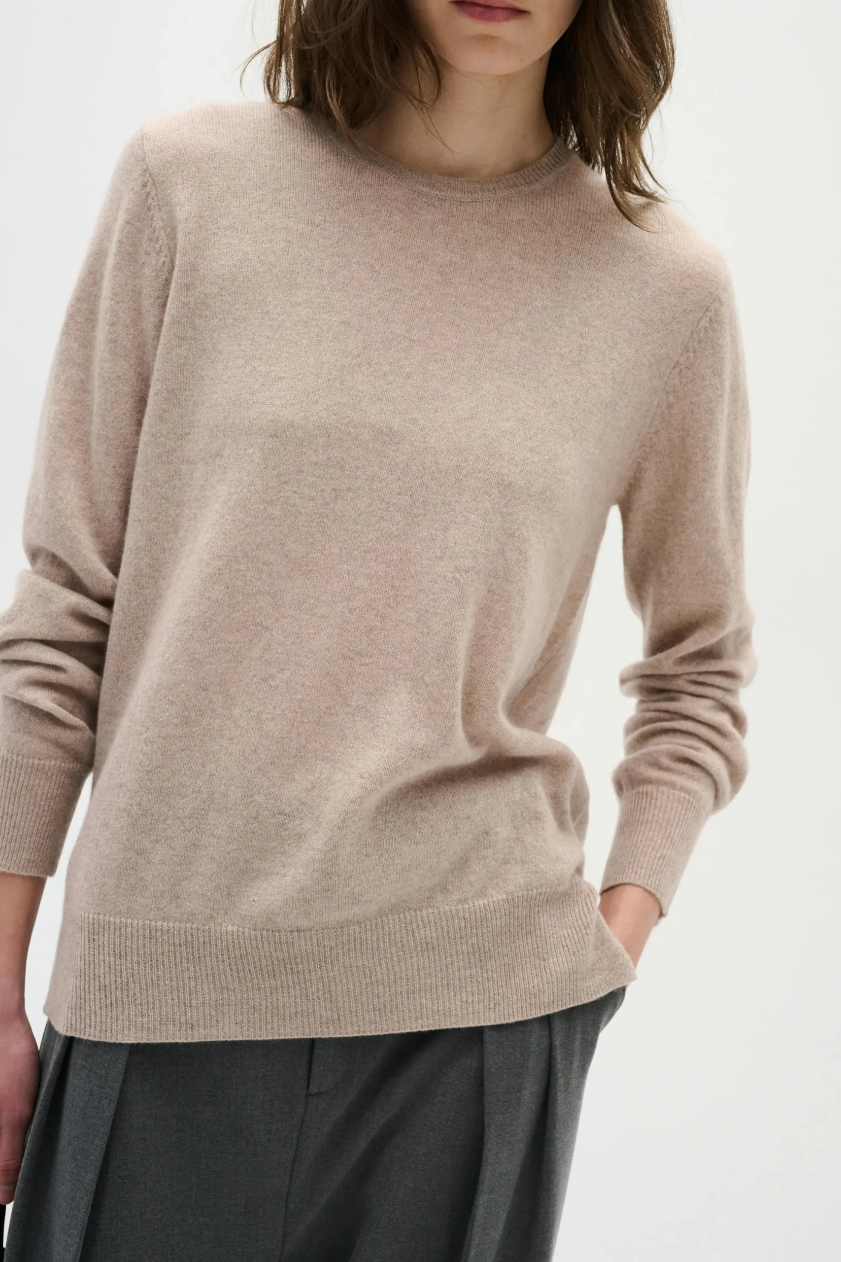 InWear LukkaIW Crew-neck Kasjmir Pullover* Genser