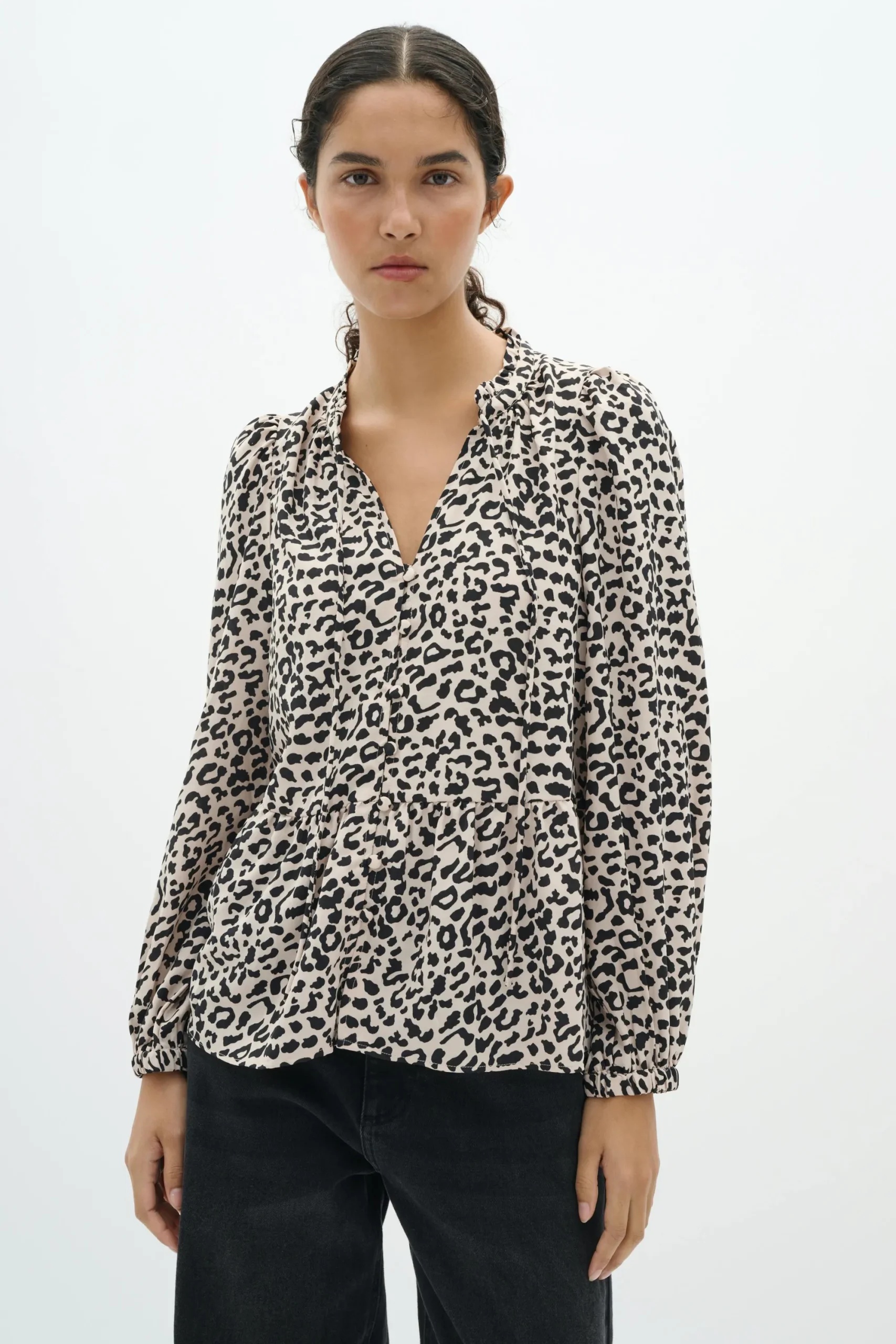 InWear NinahIW Leopard Skjorte* Skjorter & Bluser