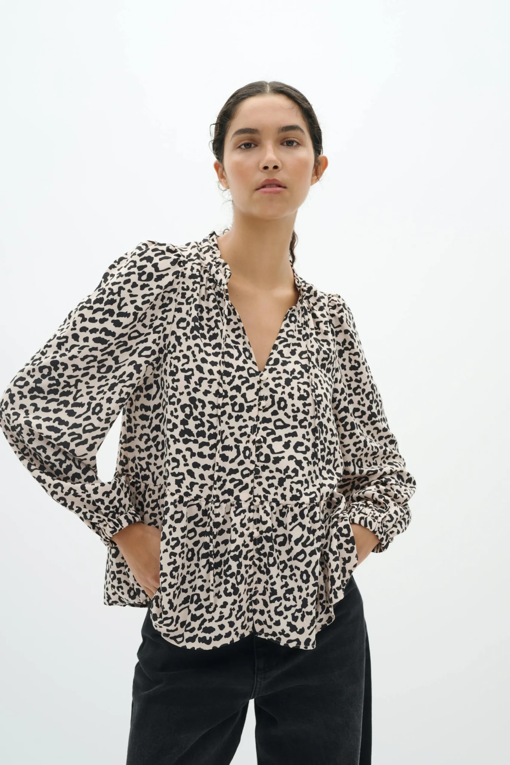 InWear NinahIW Leopard Skjorte* Skjorter & Bluser