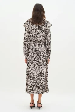 InWear NinahIW V-neck Leopard Kjole* Kjoler