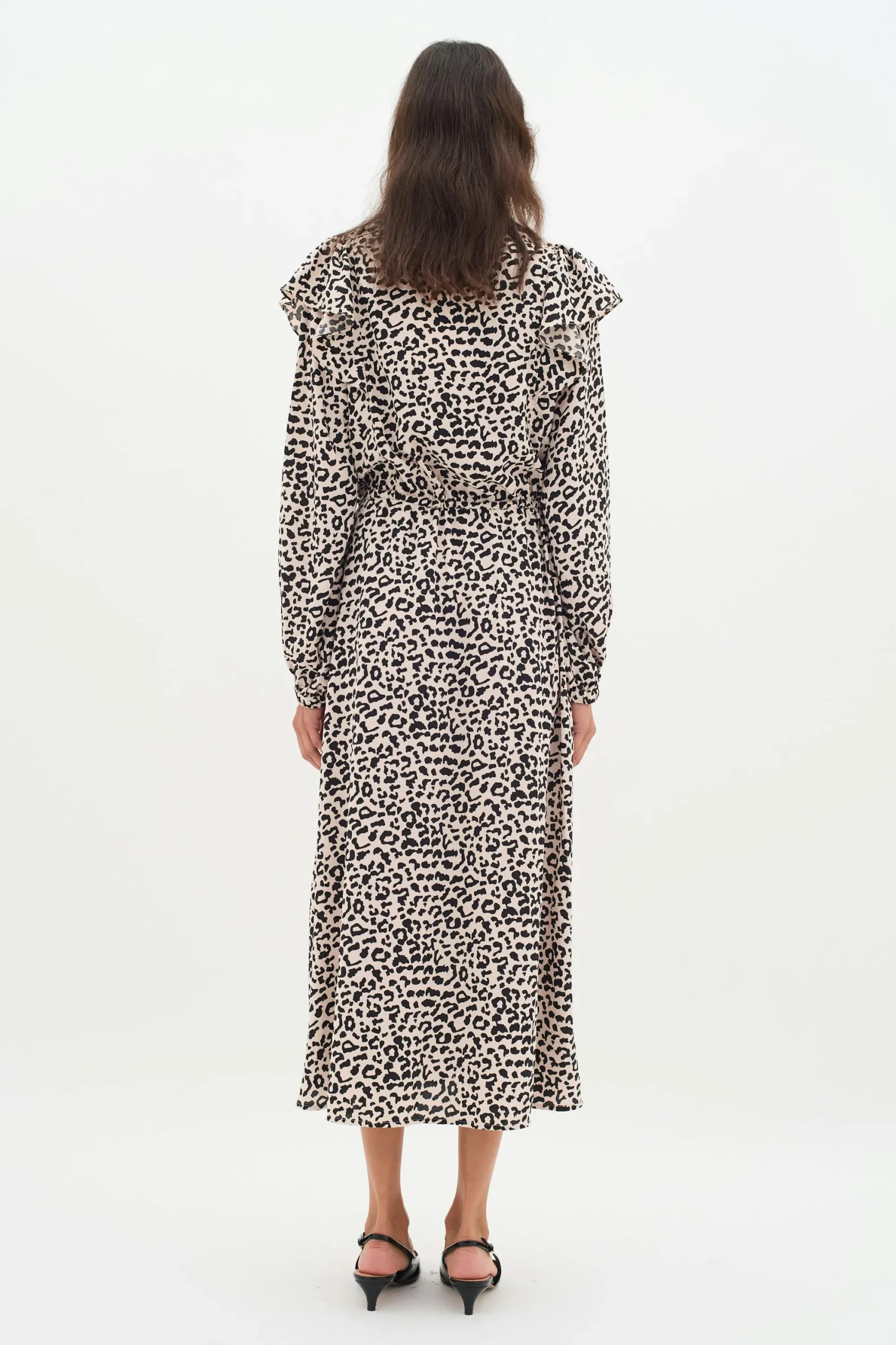 InWear NinahIW V-neck Leopard Kjole* Kjoler