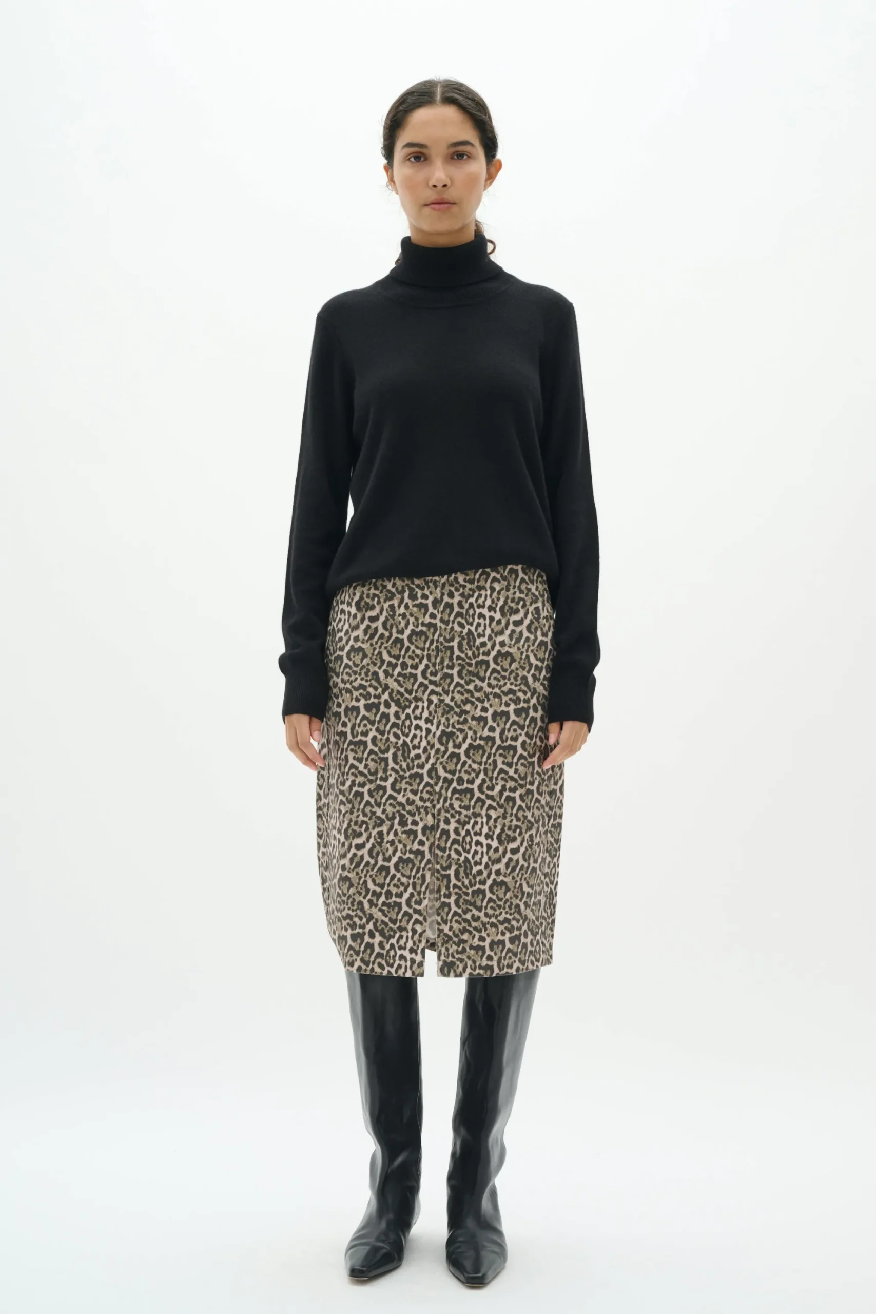 InWear RiverIW leopard Skjørt* Skjørt