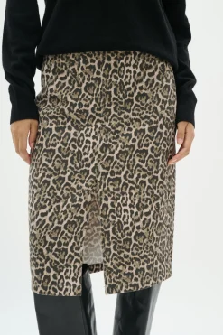 InWear RiverIW leopard Skjørt* Skjørt