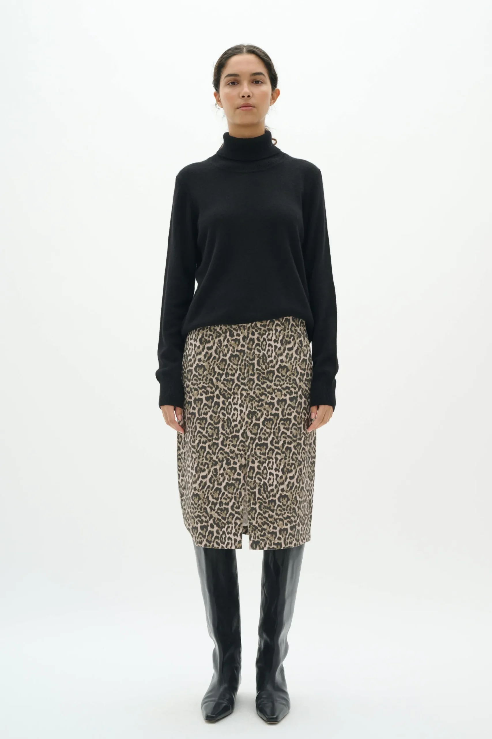 InWear RiverIW leopard Skjørt* Skjørt