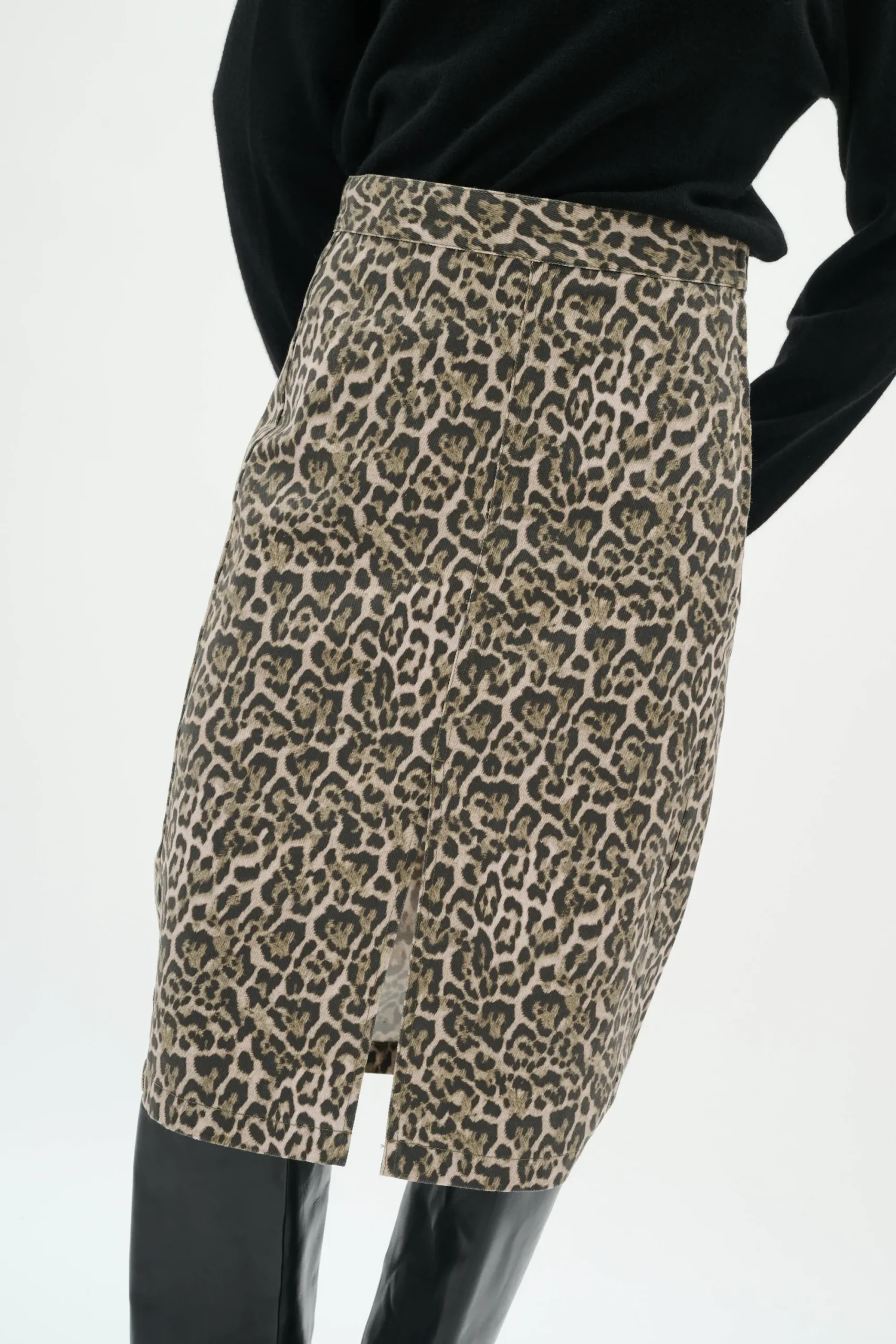 InWear RiverIW leopard Skjørt* Skjørt