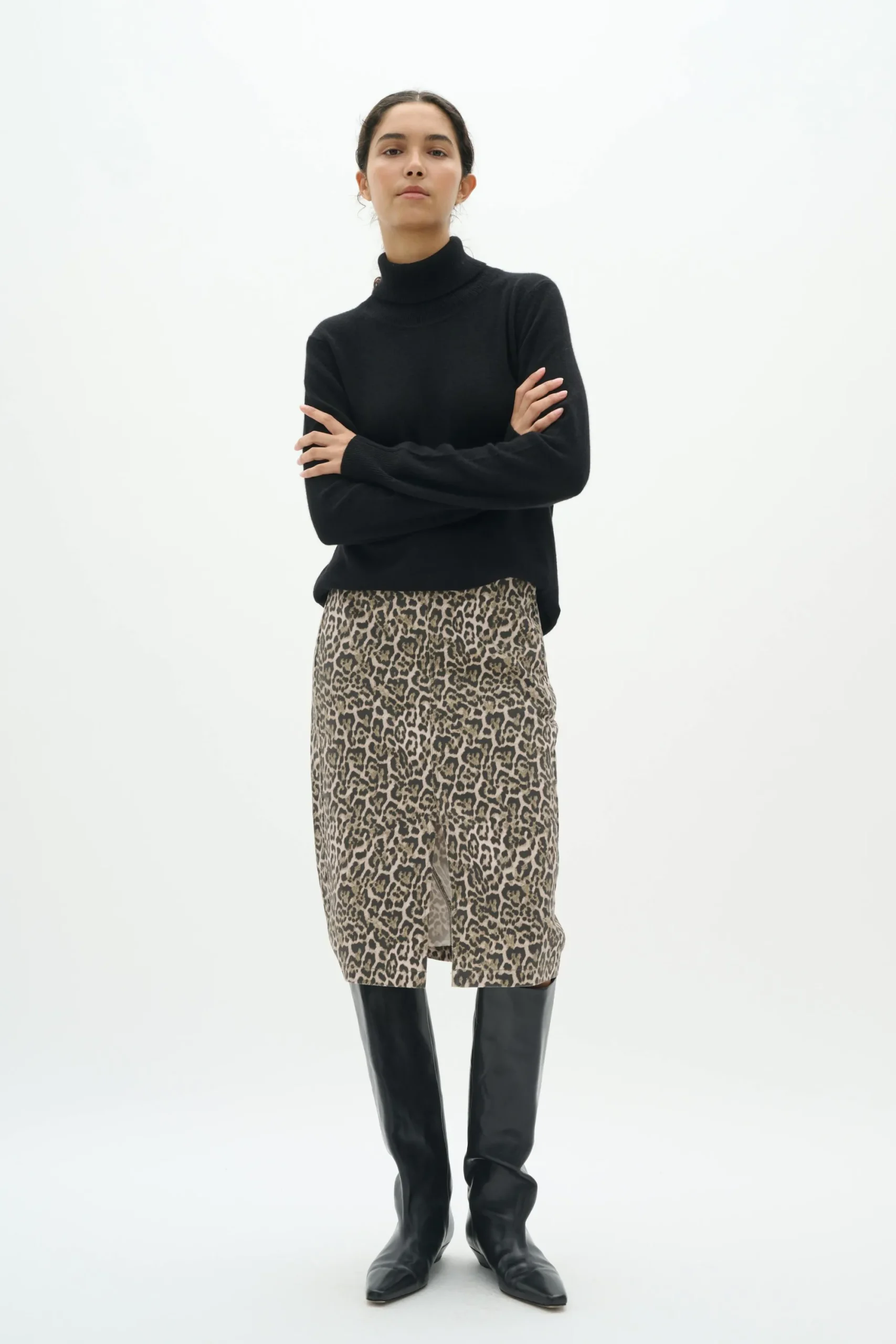 InWear RiverIW leopard Skjørt* Skjørt